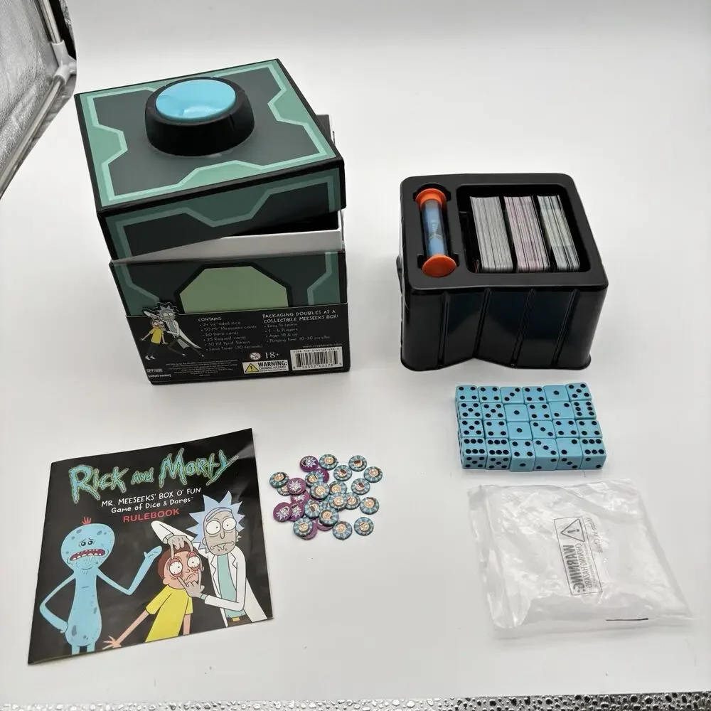 Mr. Meekseeks' Box O' Fun, Dice Table Top Game Complete. Very Good Condition.